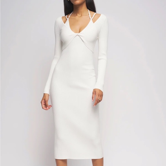 REVOLVE - Bailey 44 Connie Sweater Dress in Oatmilk - Picture 1 of 6